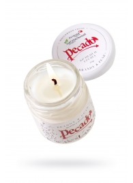 Массажная свеча Brandy   Pear - 35 мл. - Pecado - купить с доставкой в Смоленске