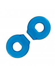 Комплект из двух колец для пениса 2-Pack Ultra-Stretch Stamina Endurance Ring - BlueLine - в Смоленске купить с доставкой