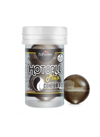 Анальный лубрикант на масляной основе Hot Ball Plus Conforto (2 шарика по 3 гр.) - HotFlowers - купить с доставкой в Смоленске
