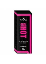 Гель для оральных ласк Oral Hot с согревающим эффектом - 15 гр. - HotFlowers - купить с доставкой в Смоленске