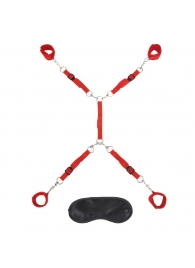 Красная фиксация на матрас Classic Bedspreader - Lux Fetish - купить с доставкой в Смоленске