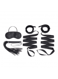 Эротический набор 4PC Bondage Bed Strap   Flogger Kit - Lux Fetish - купить с доставкой в Смоленске