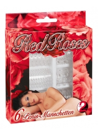Набор из 6 насадок с шипиками Red Roses - Orion - в Смоленске купить с доставкой