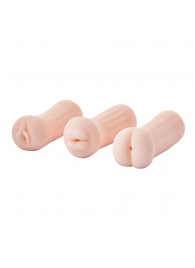 Набор из 3 мастурбаторов The Girl Next Door Tina - Dream Toys - в Смоленске купить с доставкой