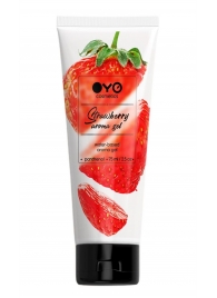 Лубрикант на водной основе OYO Aroma Gel Strawberry с ароматом клубники - 75 мл. - OYO - купить с доставкой в Смоленске