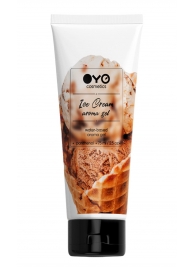 Лубрикант на водной основе OYO Aroma Gel Ice Cream с ароматом пломбира - 75 мл. - OYO - купить с доставкой в Смоленске
