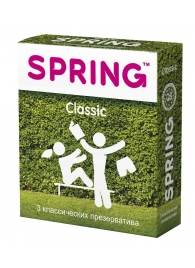 Классические презервативы SPRING CLASSIC - 3 шт. - SPRING - купить с доставкой в Смоленске