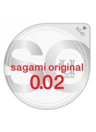 Ультратонкий презерватив Sagami Original - 1 шт. - Sagami - купить с доставкой в Смоленске