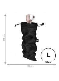 Черный мешочек для хранения игрушек Treasure Bag L - Satisfyer - купить с доставкой в Смоленске
