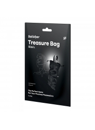 Черный мешочек для хранения игрушек Treasure Bag L - Satisfyer - купить с доставкой в Смоленске