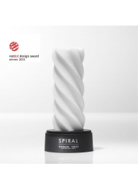 Белый 3D мастурбатор SPIRAL - Tenga - в Смоленске купить с доставкой