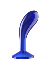 Синяя анальная втулка Flawless Clear Prostate Plug 6.0 - 15 см. - Lovetoy - в Смоленске купить с доставкой