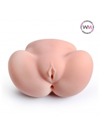 Реалистичный мастурбатор с двумя функциональными отверстиями - Erowoman-Eroman - в Смоленске купить с доставкой