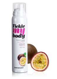 Массажная хрустящая пенка Tickle my body с ароматом маракуйи - 150 мл. - Love to Love - купить с доставкой в Смоленске