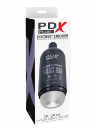 Мастурбатор в бутылке Shower Therapy Deep Cream - Pipedream - в Смоленске купить с доставкой