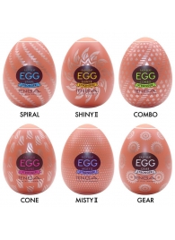 Набор из 6 мастурбаторов-яиц Tenga Egg Variety Pack V - Tenga - в Смоленске купить с доставкой