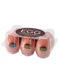 Набор из 6 мастурбаторов-яиц Tenga Egg Variety Pack V - Tenga - в Смоленске купить с доставкой