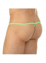 Зеленые сексуальные микро-стринги с принтом - Cosmos Colors купить с доставкой