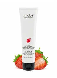 Лубрикант на водной основе Nuei Inlube с алоэ вера и ароматом клубники - 100 мл. - Nuei cosmetics - купить с доставкой в Смоленске