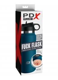 Мастурбатор-вагина в синей колбе F*ck Flask - Pipedream - в Смоленске купить с доставкой