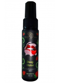 Спрей для горла Deep Throat с десенсибилизирующим эффектом и вкусом клубники - 50 мл. - БиоМед - купить с доставкой в Смоленске