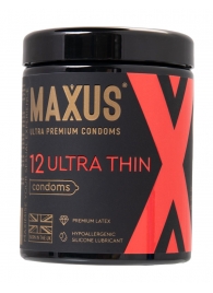 Ультратонкие презервативы MAXUS Ultra Thin - 12 шт. - Maxus - купить с доставкой в Смоленске
