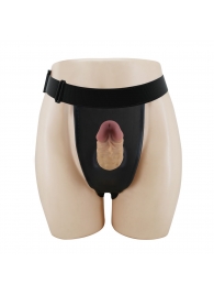 Полый страпон на регулируемых трусиках Houston - 17,5 см. - Baile - купить с доставкой в Смоленске