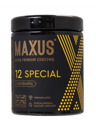 Презервативы с точками и рёбрами MAXUS Special - 12 шт. - Maxus - купить с доставкой в Смоленске
