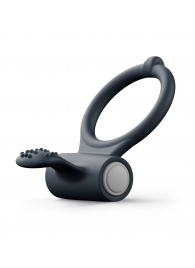 Черное эрекционное кольцо Power Clit - Dorcel - в Смоленске купить с доставкой