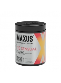 Анатомические презервативы MAXUS Sensual - 15 шт. - Maxus - купить с доставкой в Смоленске