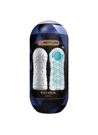 Белый мастурбатор в колбе Victoria - Baile - в Смоленске купить с доставкой