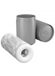 Белый компактный мастурбатор Maid Service в упаковке-банке - Baile - в Смоленске купить с доставкой