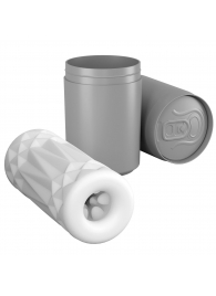 Белый компактный мастурбатор Fine Lady в упаковке-банке - Baile - в Смоленске купить с доставкой