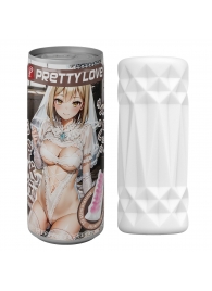 Белый компактный мастурбатор в упаковке-банке - Baile - в Смоленске купить с доставкой