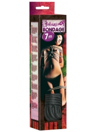 Чёрная веревка для связывания - 700 см. - Orion - купить с доставкой в Смоленске