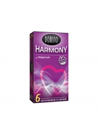 Презервативы с рёбрышками Domino Harmony - 6 шт. - Domino - купить с доставкой в Смоленске