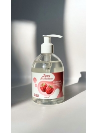 Лубрикант на водной основе Love Protection Raspberry с ароматом малины - 300 мл. - Lola Games - купить с доставкой в Смоленске