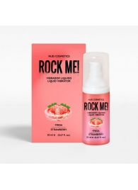 Жидкий вибратор Nuei Rock Me! с ароматом клубники - 20 мл. - Nuei cosmetics - купить с доставкой в Смоленске