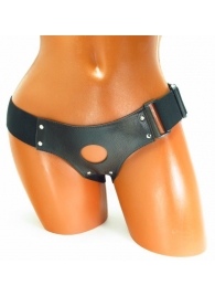 Трусики для страпона коричневого цвета - БДСМ Арсенал - купить с доставкой в Смоленске