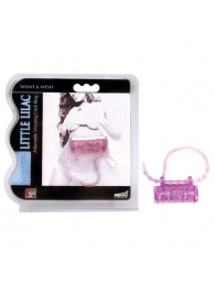 Эрекционное кольцо с вибратором LITTLE LILAC - Dream Toys - в Смоленске купить с доставкой