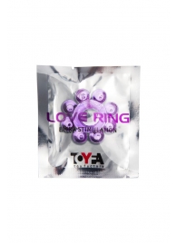 Мягкая фиолетовая гелевая насадка - Toyfa Basic - в Смоленске купить с доставкой