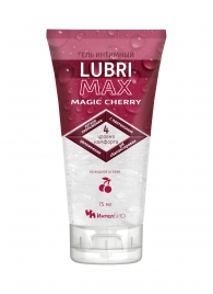 Интимный гель-смазка на водной основе Lubrimax Magic Cherry - 75 мл. - ИнтелБИО - купить с доставкой в Смоленске