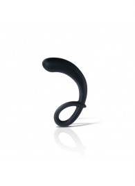 Черный массажер простаты Curving Curt - 13 см. - MyStim - купить с доставкой в Смоленске