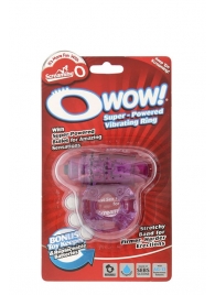 Фиолетовое эрекционное виброкольцо OWOW PURPLE - Screaming O - в Смоленске купить с доставкой