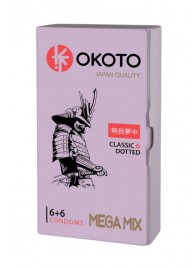 Презервативы OKOTO Mega Mix - 12 шт. - Sitabella - купить с доставкой в Смоленске
