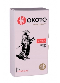 Тонкие презервативы OKOTO Ultra Thin - 12 шт. - Sitabella - купить с доставкой в Смоленске
