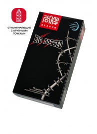 Презервативы с точками Elasun Big Dotted - 10 шт. - Elasun - купить с доставкой в Смоленске