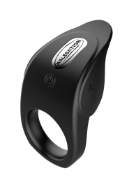 Черное эрекционное виброкольцо Vibro Lust Ring - MALESATION - в Смоленске купить с доставкой