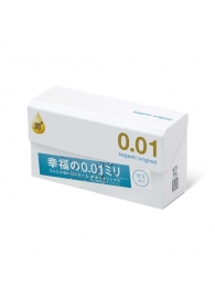 Увлажнённые презервативы Sagami Original 0.01 Extra Lub - 12 шт. - Sagami - купить с доставкой в Смоленске