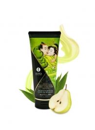 Массажный крем для тела с ароматом груши и зелёного чая Pear   Exotic Green Tea - 200 мл. - Shunga - купить с доставкой в Смоленске